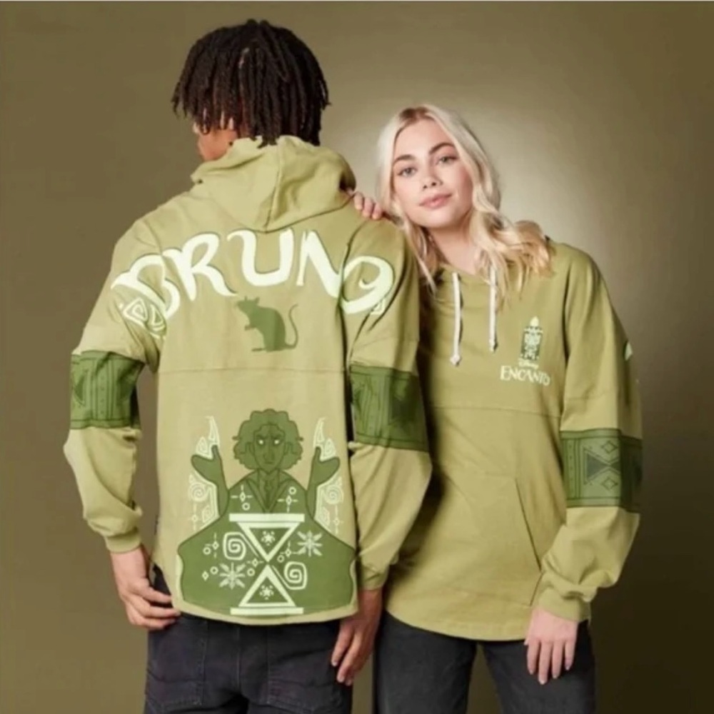 Disney Encanto Bruno Hooded Spirit Jersey Green